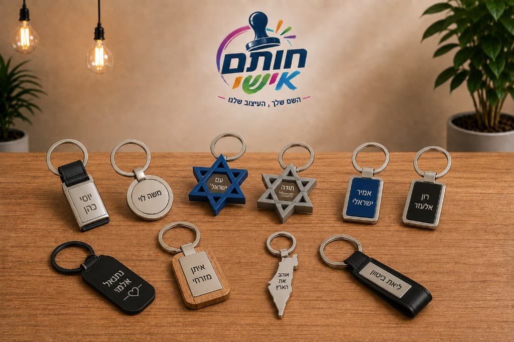 מחזיקי מפתחות ממותגים במגוון סוגים ועיצובים